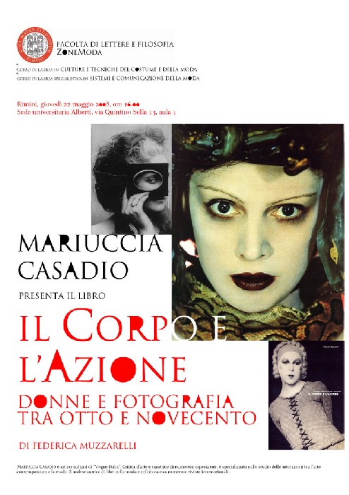Mariuccia Casadio presenta il libro “Il corpo e l’azione. Donne e fotografia tra otto e novecento”