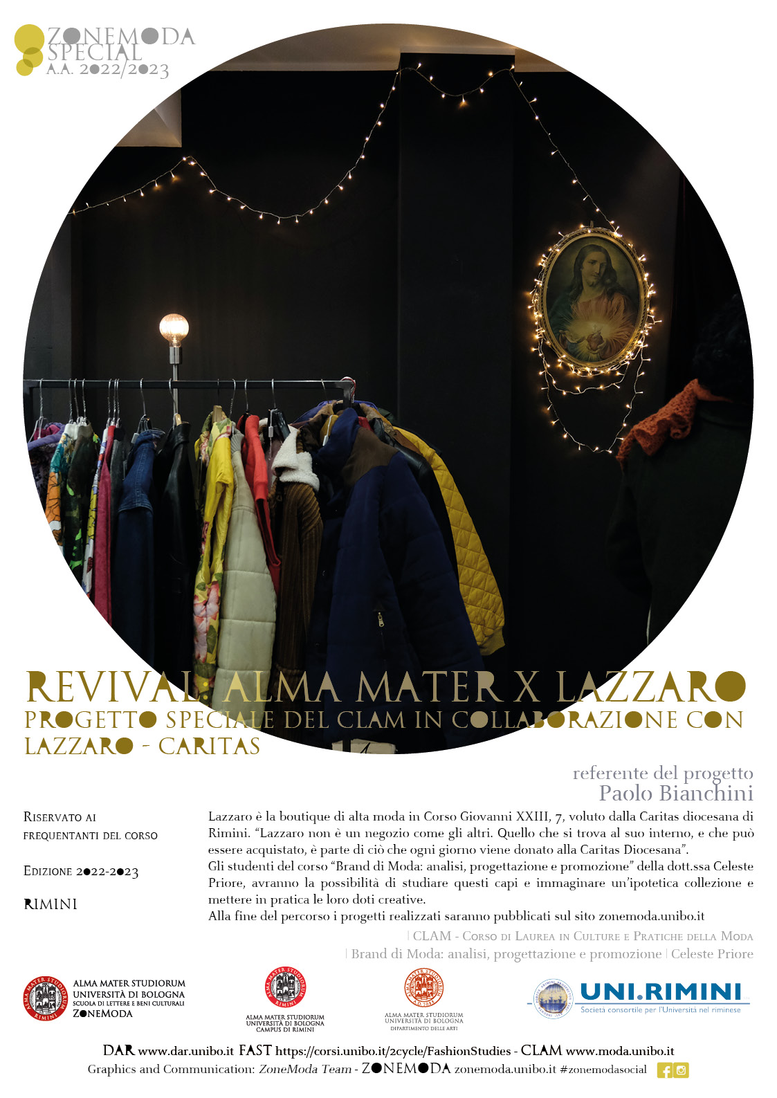 Brand di moda - Progetto speciale del CLAM in collaborazione con Lazzaro - Caritas